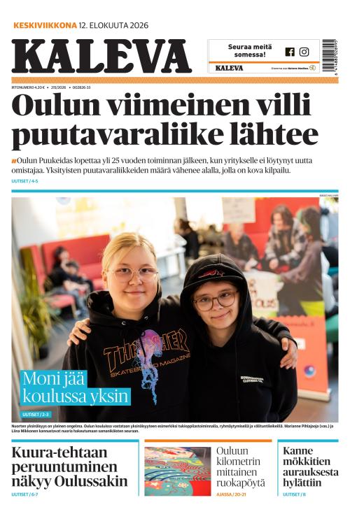 Kaleva 12.8.2026