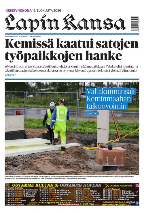 Lapin Kansa 12.8.2026