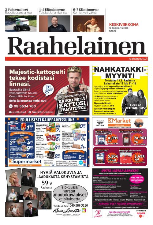 Raahelainen 12.8.2026