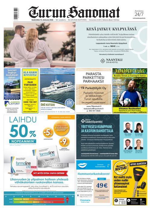 Turun Sanomat 12.8.2026