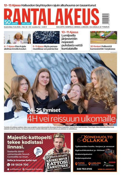 Rantalakeus 12.8.2026