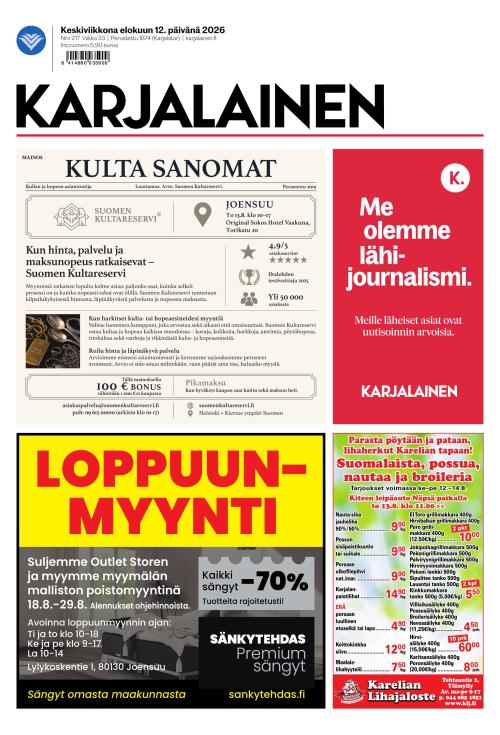 Karjalainen 12.8.2026