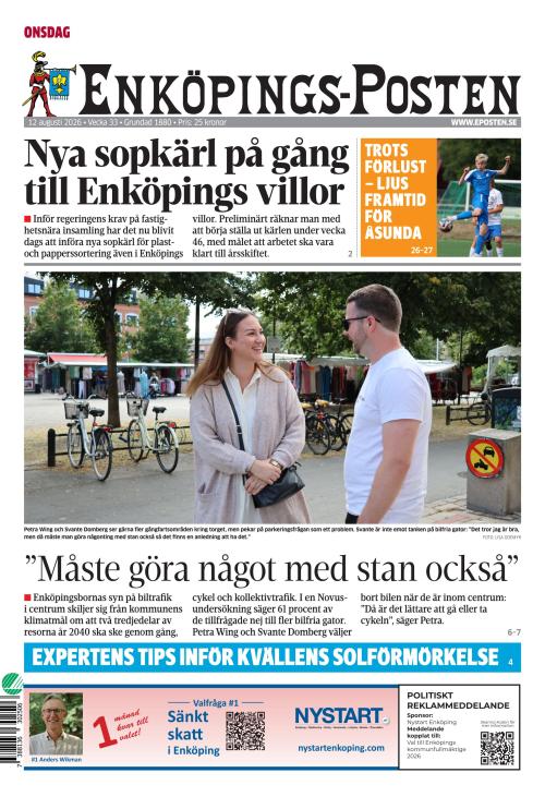 Enköpings-Posten 12.8.2026