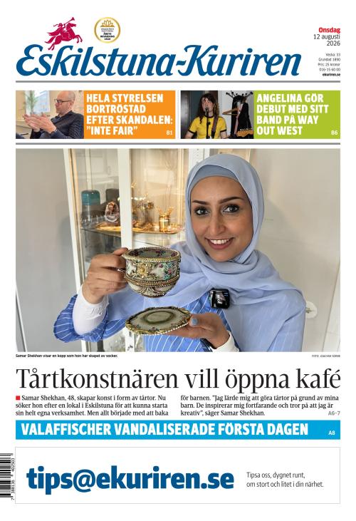 Eskilstuna-Kuriren 12.8.2026