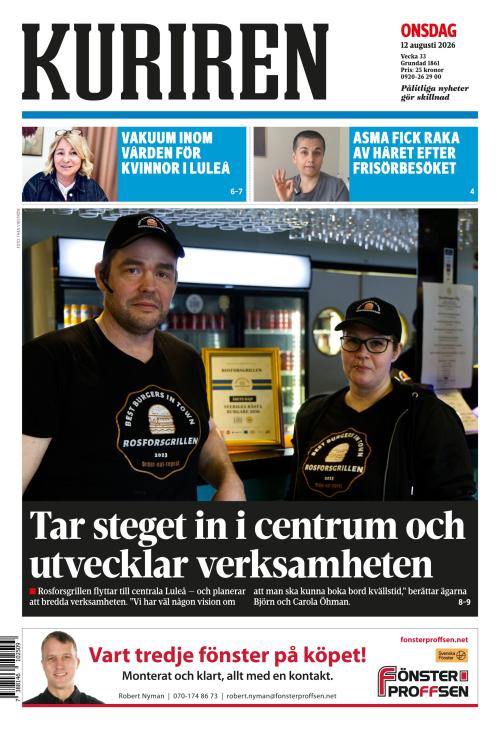 Norrbottens-kuriren 12.8.2026