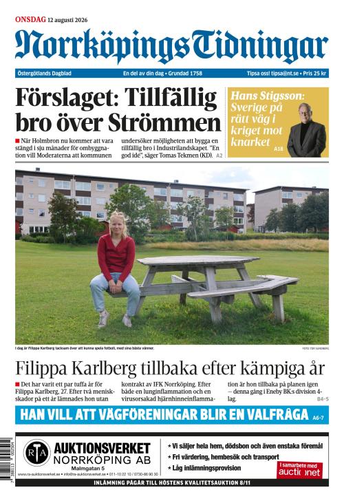 Norrköpings Tidningar 12.8.2026