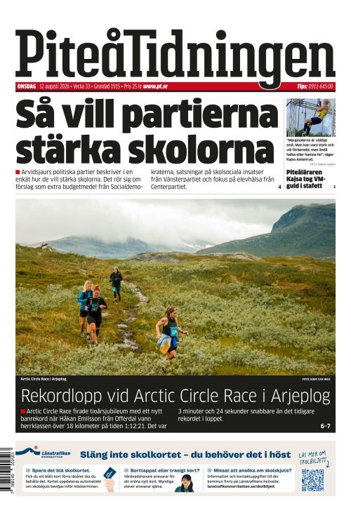 Piteå-Tidningen 12.8.2026
