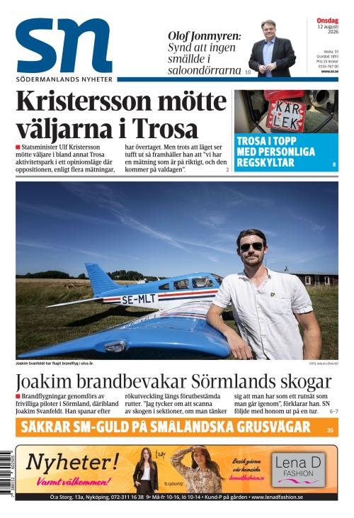 Södermanlands Nyheter 12.8.2026