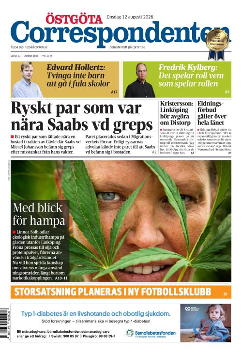 Östgöta Correspondenten 12.8.2026