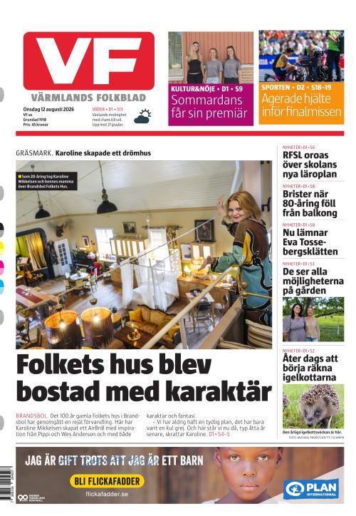 Värmlands Folkblad 12.8.2026