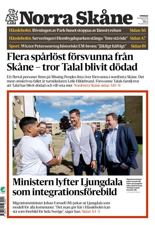 Norra Skåne 12.8.2026