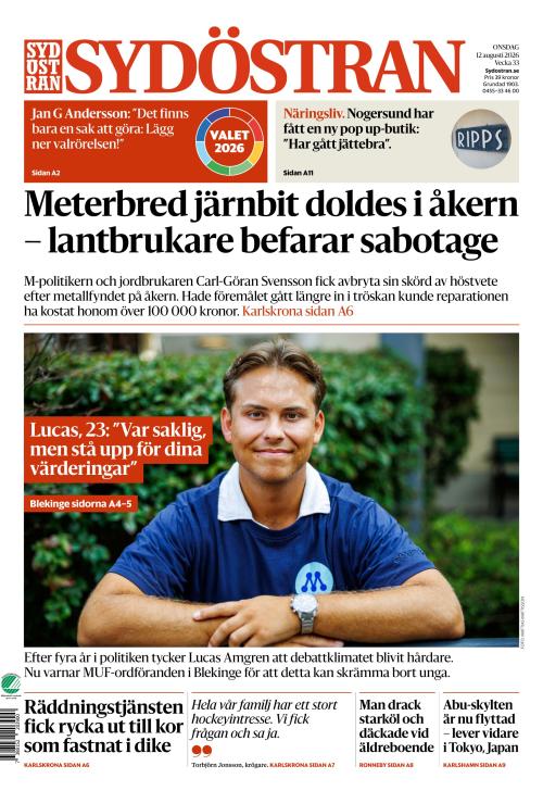 Sydöstran 12.8.2026