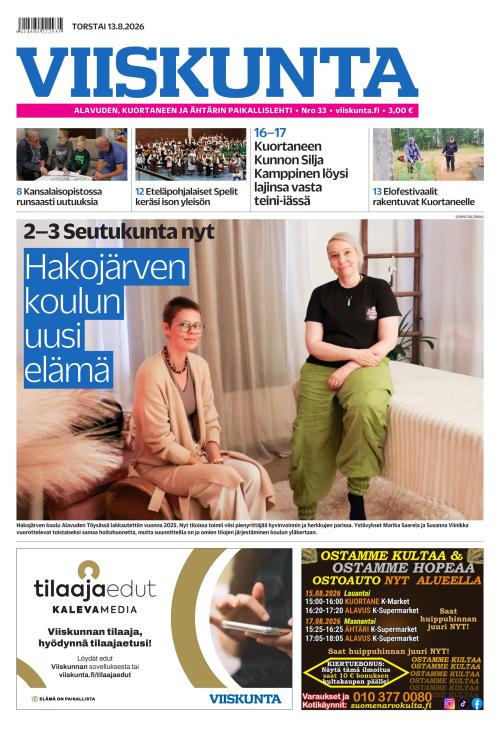 Viiskunta 13.8.2026