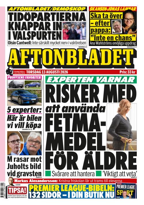 Aftonbladet 13.8.2026