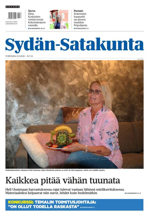 Sydän-Satakunta ja Jokilaakso 13.8.2026
