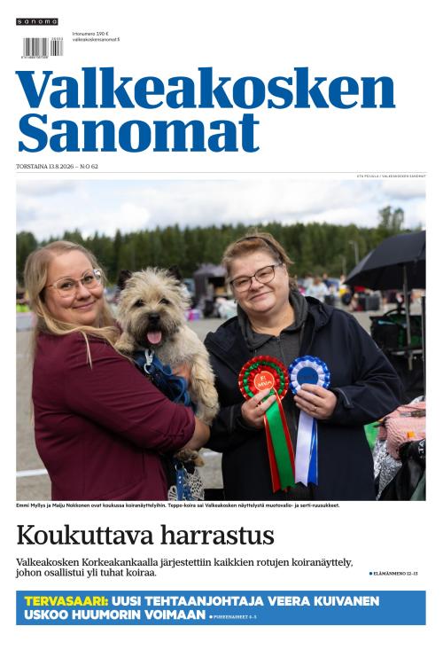Valkeakosken Sanomat 13.8.2026