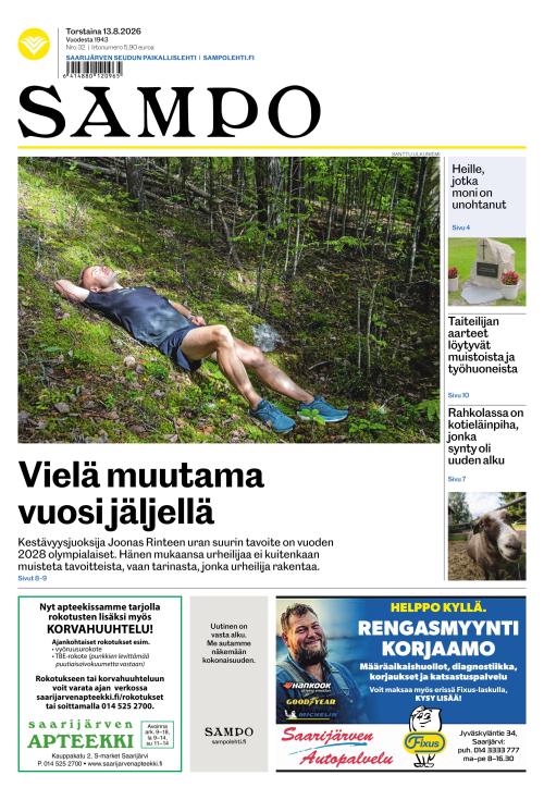 Sampo-lehti 13.8.2026