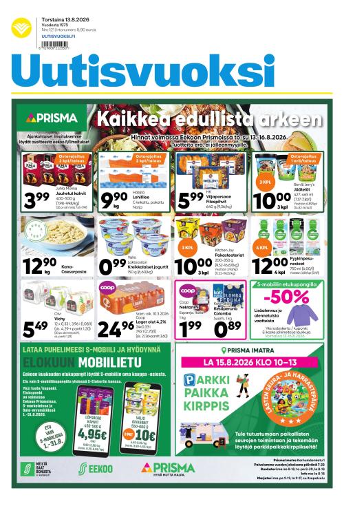 Uutisvuoksi 13.8.2026