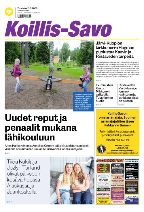 Koillis-Savo 13.8.2026