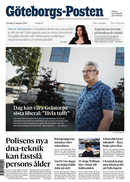 Göteborgs-Posten 13.8.2026
