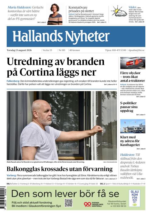Hallands Nyheter 13.8.2026