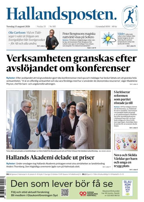 Hallandsposten 13.8.2026