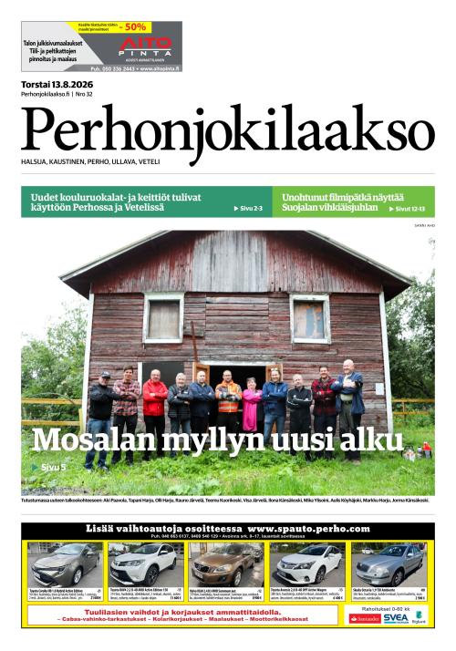 Perhonjokilaakso 13.8.2026