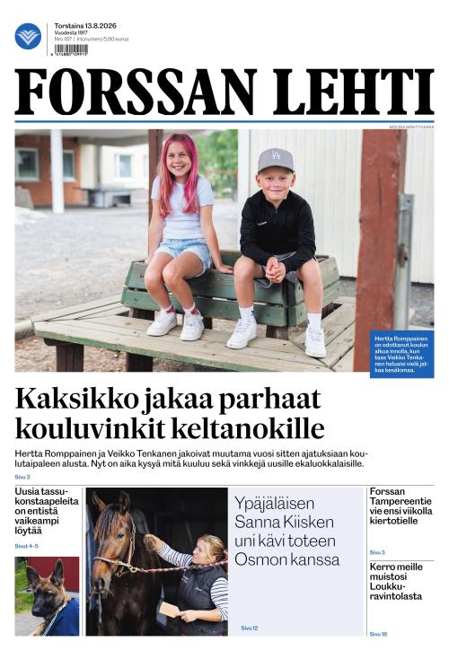 Forssan Lehti 13.8.2026