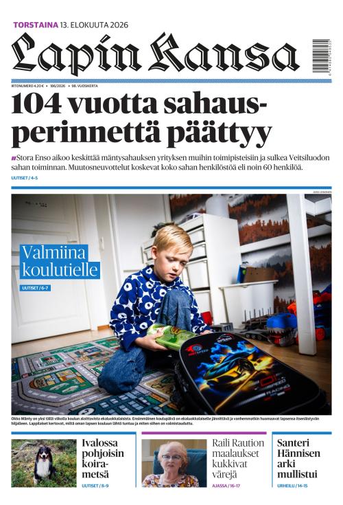 Lapin Kansa 13.8.2026