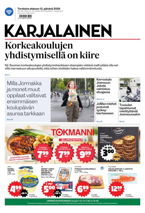 Karjalainen 13.8.2026