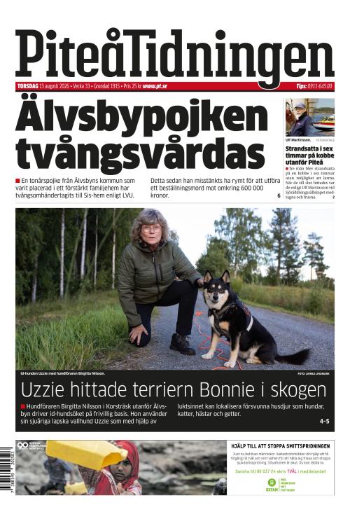 Piteå-Tidningen 13.8.2026