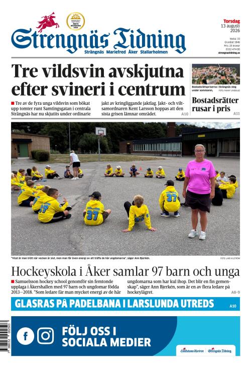 Strengnäs Tidning 13.8.2026