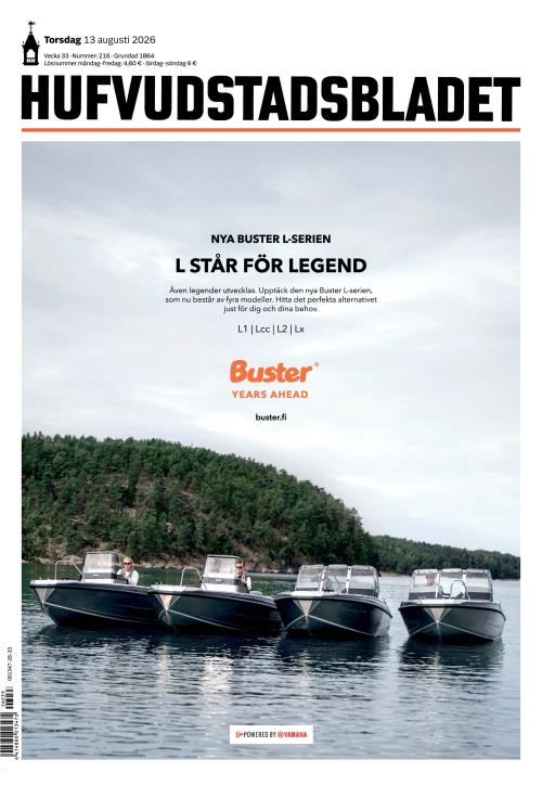 Hufvudstadsbladet 13.8.2026