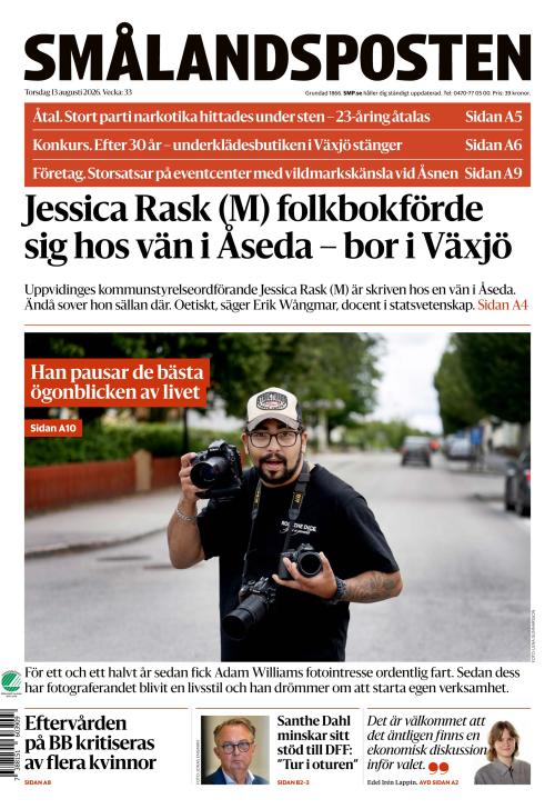 Smålandsposten 13.8.2026