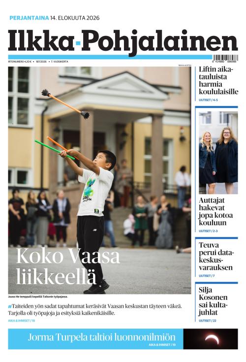Ilkka-Pohjalainen 14.8.2026