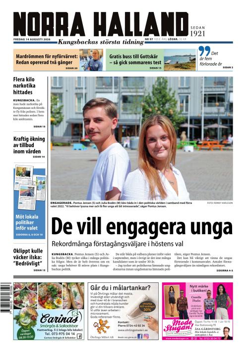 Norra Halland 14.8.2026
