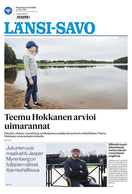 Länsi-Savo 14.8.2026