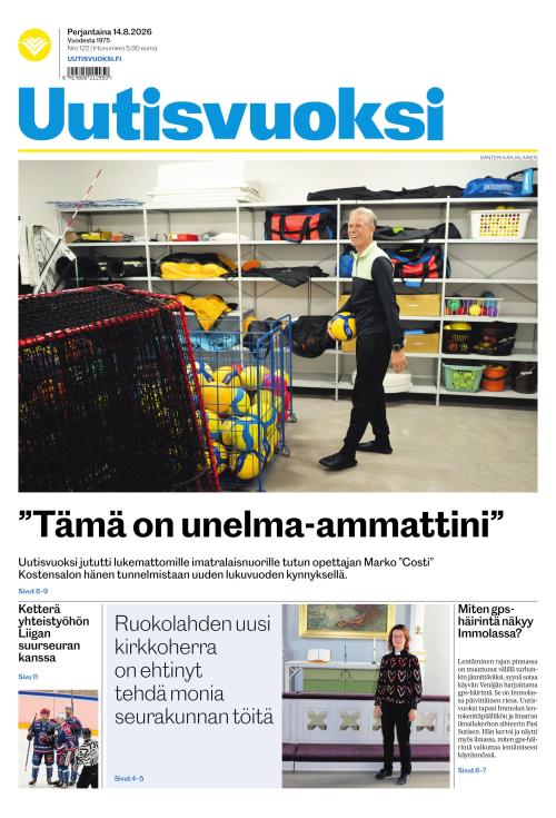 Uutisvuoksi 14.8.2026