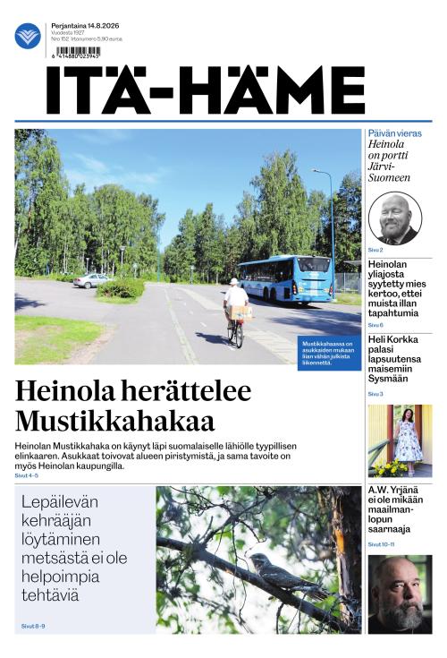 Itä-Häme 14.8.2026
