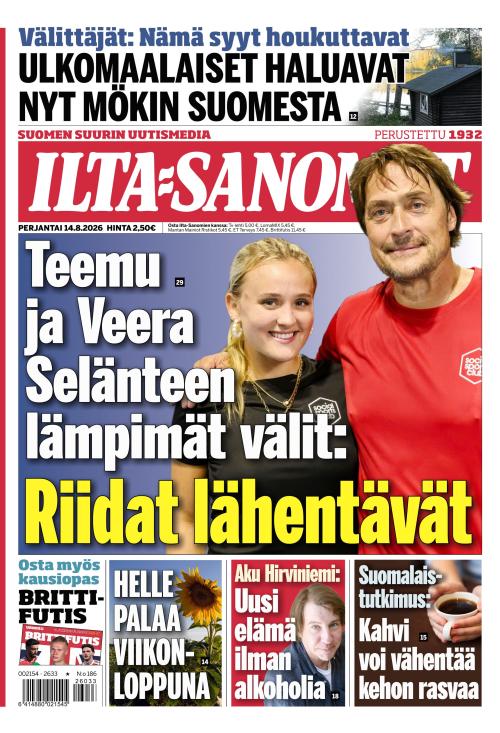 Ilta-Sanomat 14.8.2026