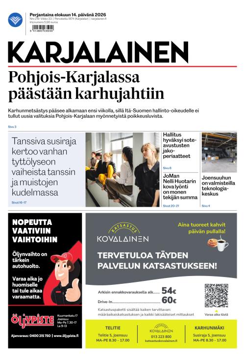 Karjalainen 14.8.2026