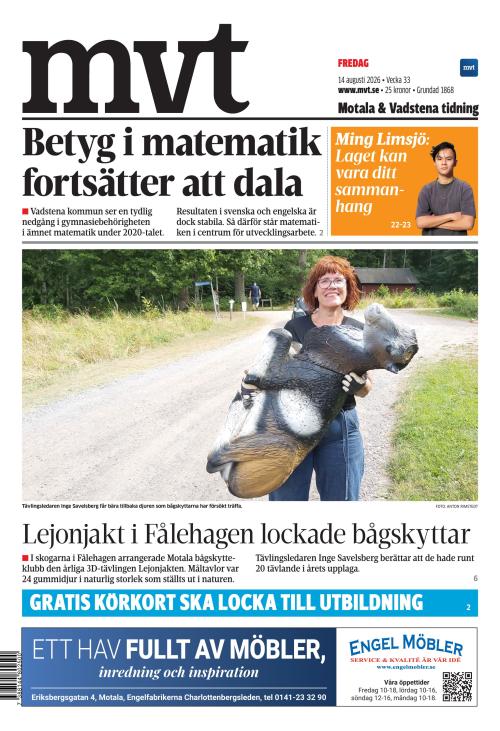 Motala Vadstena Tidning 14.8.2026
