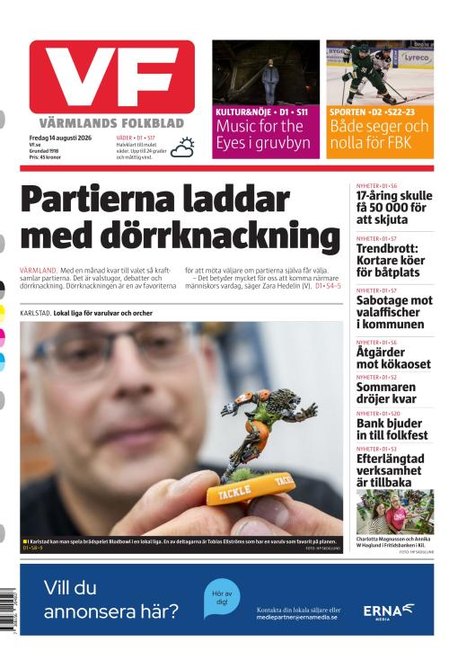 Värmlands Folkblad 14.8.2026