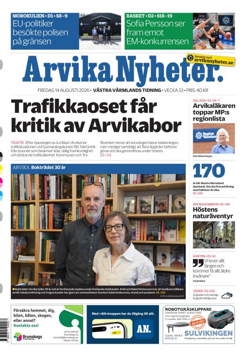 Arvika Nyheter 14.8.2026