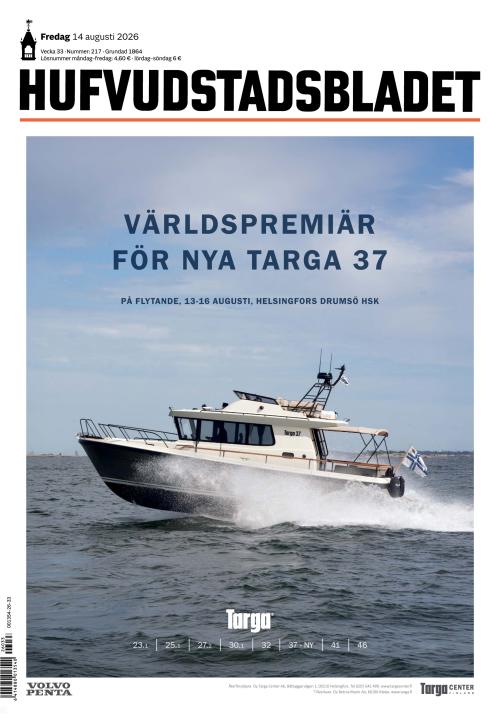 Hufvudstadsbladet 14.8.2026