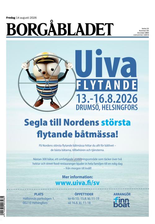 Borgåbladet 14.8.2026