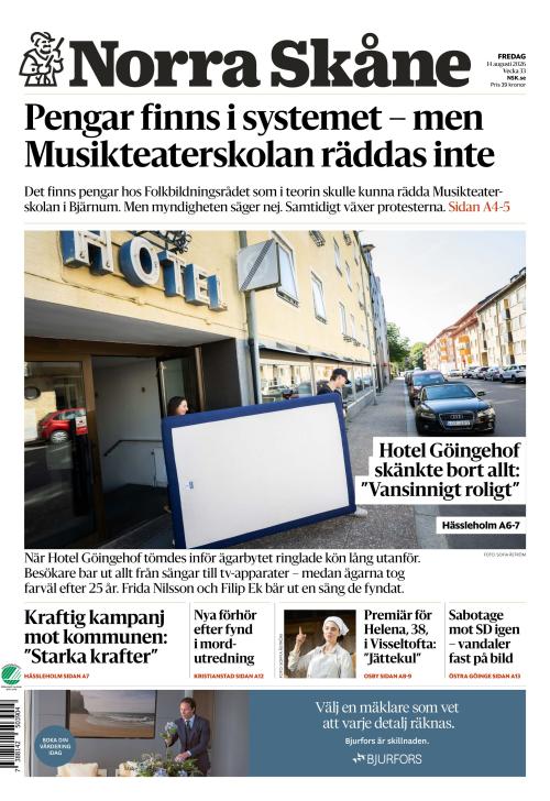 Norra Skåne 14.8.2026