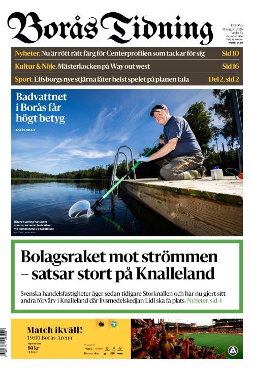 Borås Tidning 14.8.2026