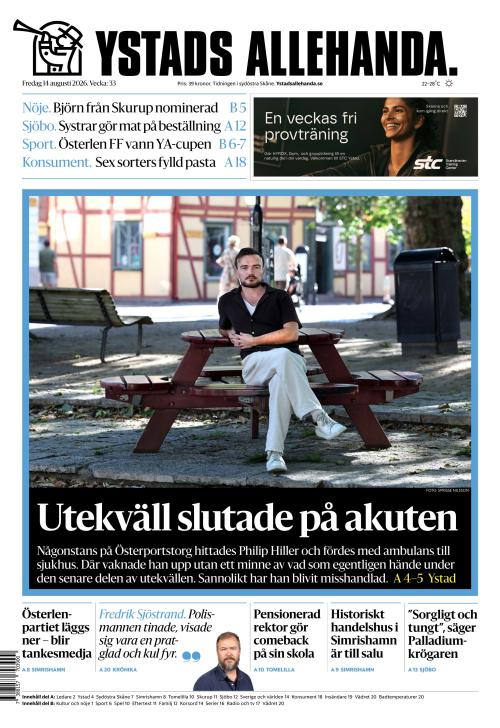 Ystads Allehanda 14.8.2026