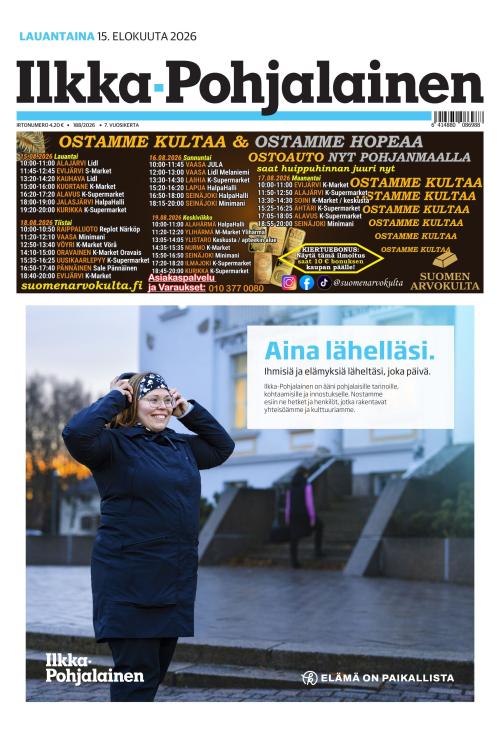 Ilkka-Pohjalainen 15.8.2026